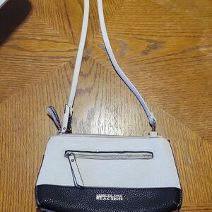 Kenneth Cole Reaction Black and White Crossbody Bag